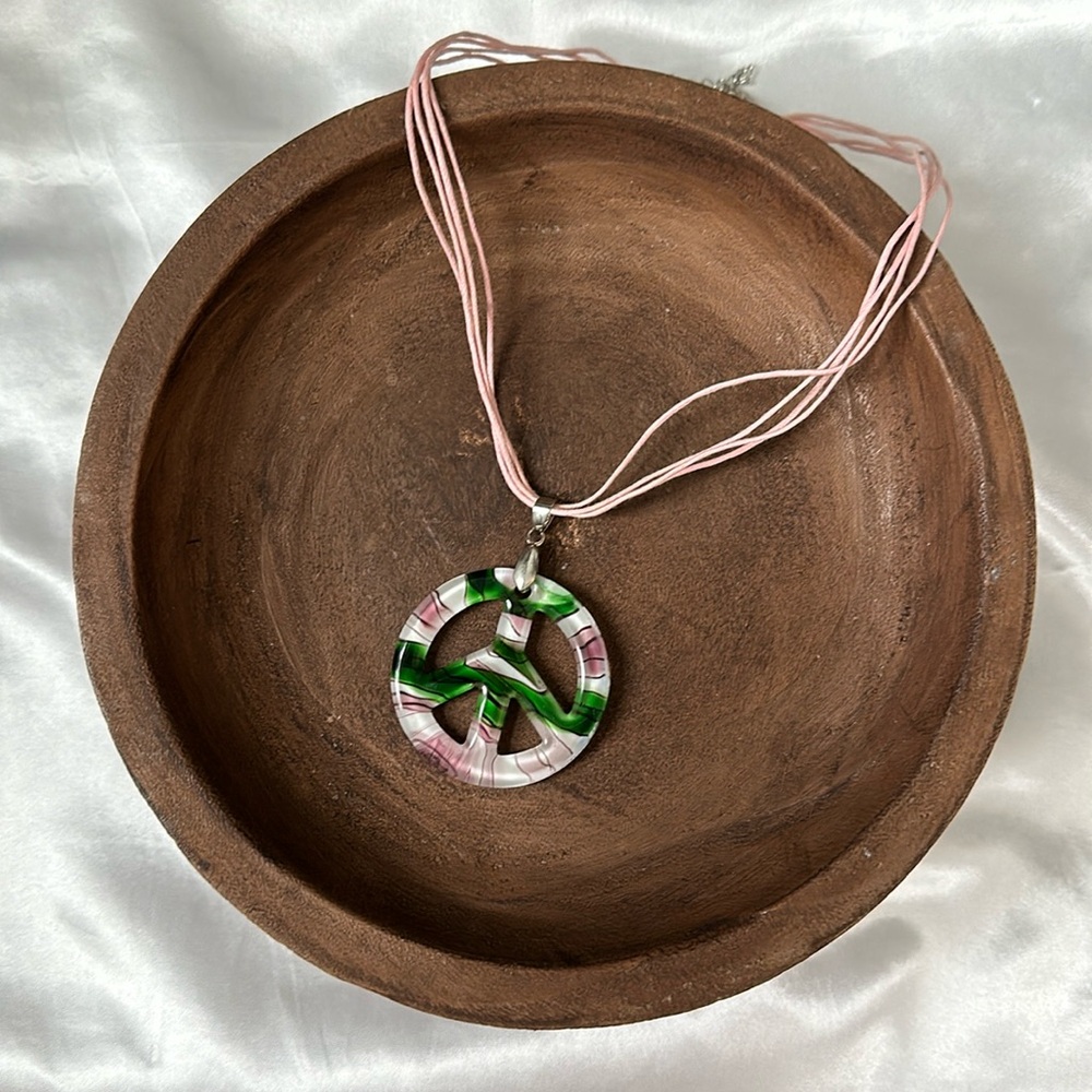 Peace Sign Necklace